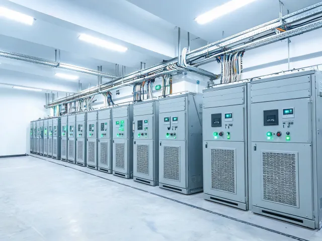 Power conversion equipment in an energy facility